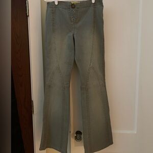 SOLD - Y2K Flared Jeans (Gasoline)